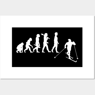 Cross Country Ski - Evolution Of A Nordic Skier Posters and Art